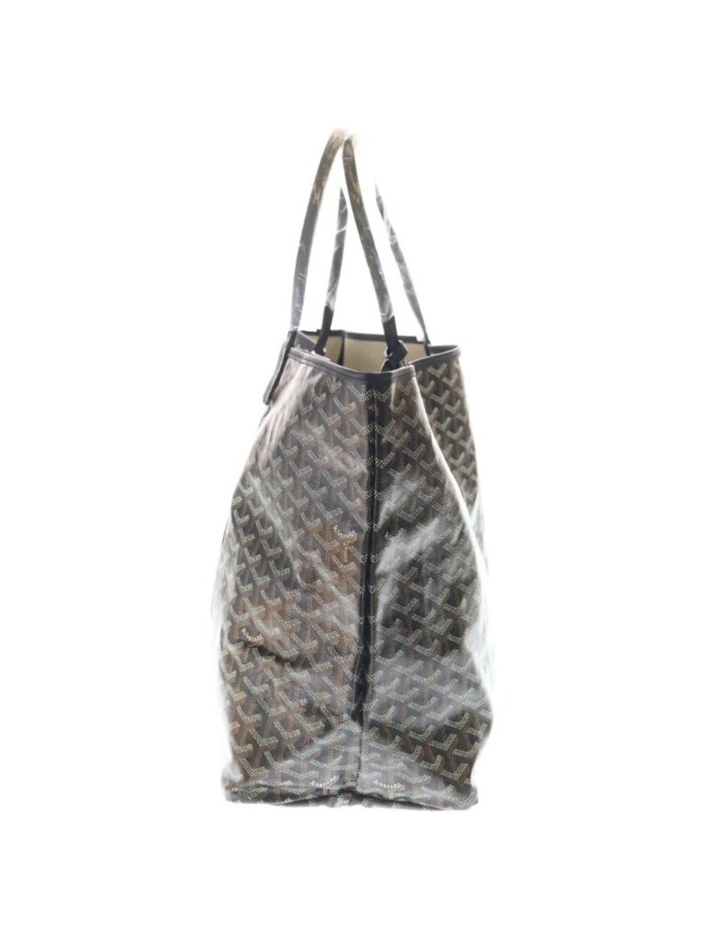 Goyard Saint Louis GM Tote Back Leather Brown Black - Picture 3 of 8